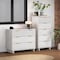 Manhattan Comfort Granville White 5-Drawer Tall Dresser and 3-Drawer Standard Dresser, Set of 2 GRAN011 - alternate 1